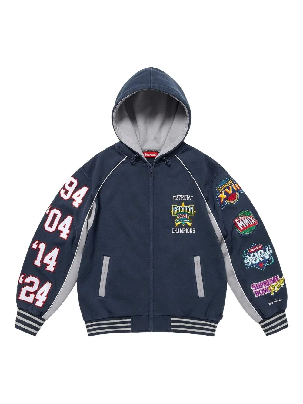 Playoffs Zip-Up Hooded Sweater by Supreme