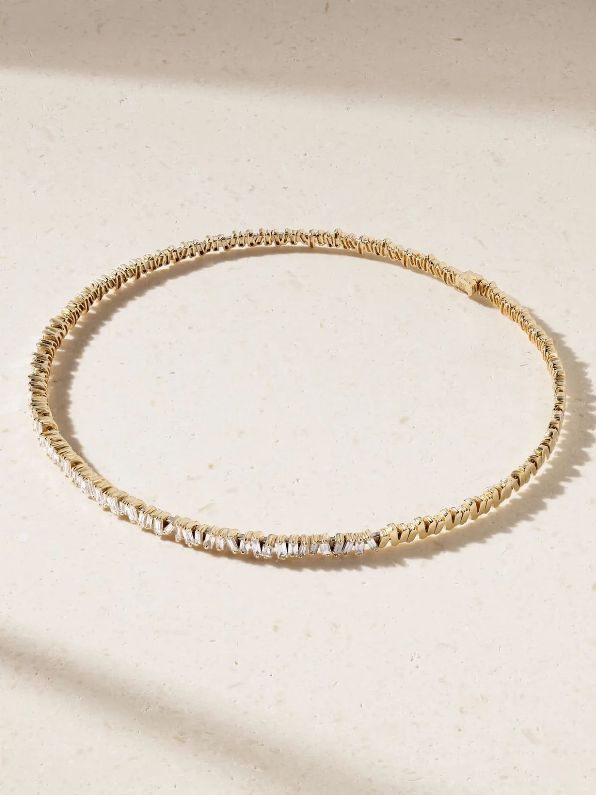 - 18-karat Gold Diamond Choker -