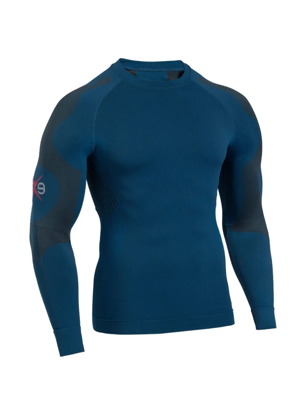 Quick Round-Neck Long-Sleeve Top by I-EXE