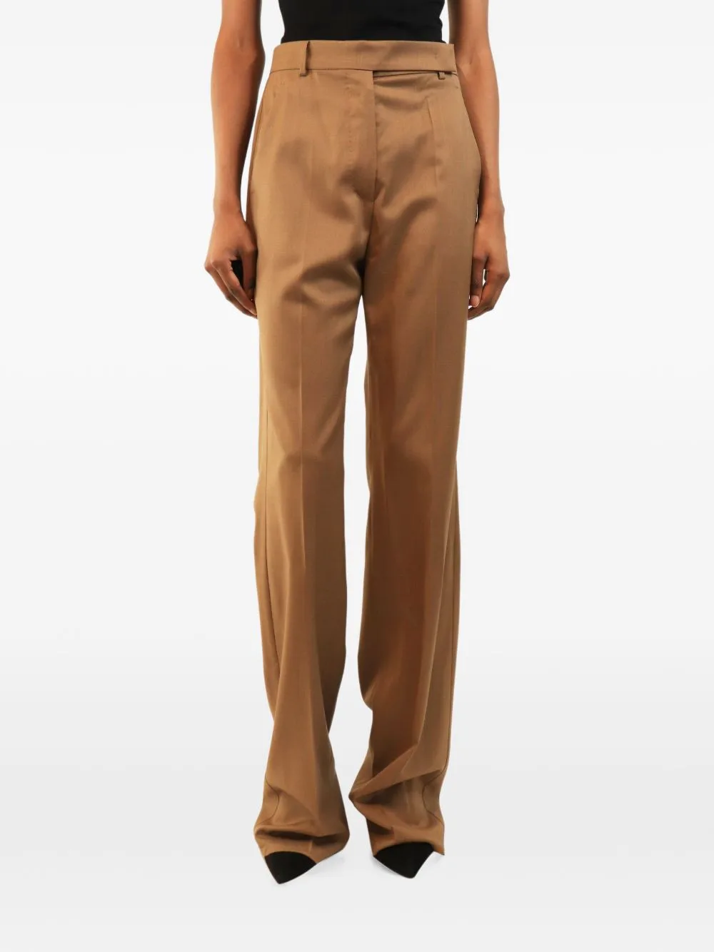 Straight-Leg Tailored Trousers
