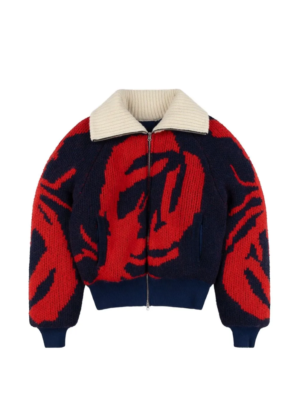 Knitted Puffer Jacket by Charles Jeffrey Loverboy
