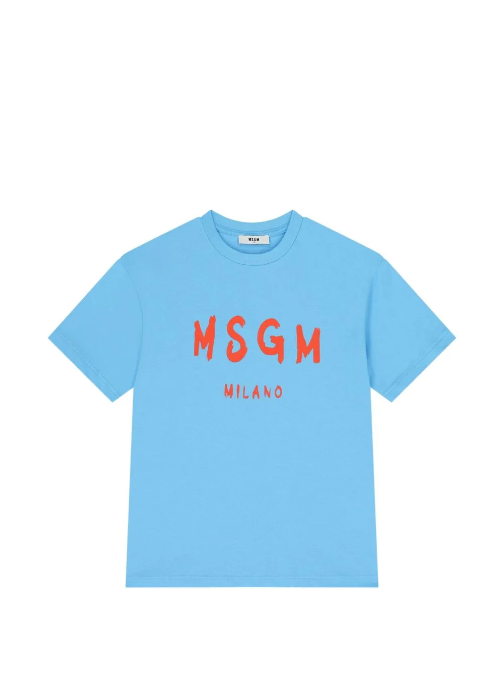 Logo-Detail Cotton T-Shirt by MSGM Kids
