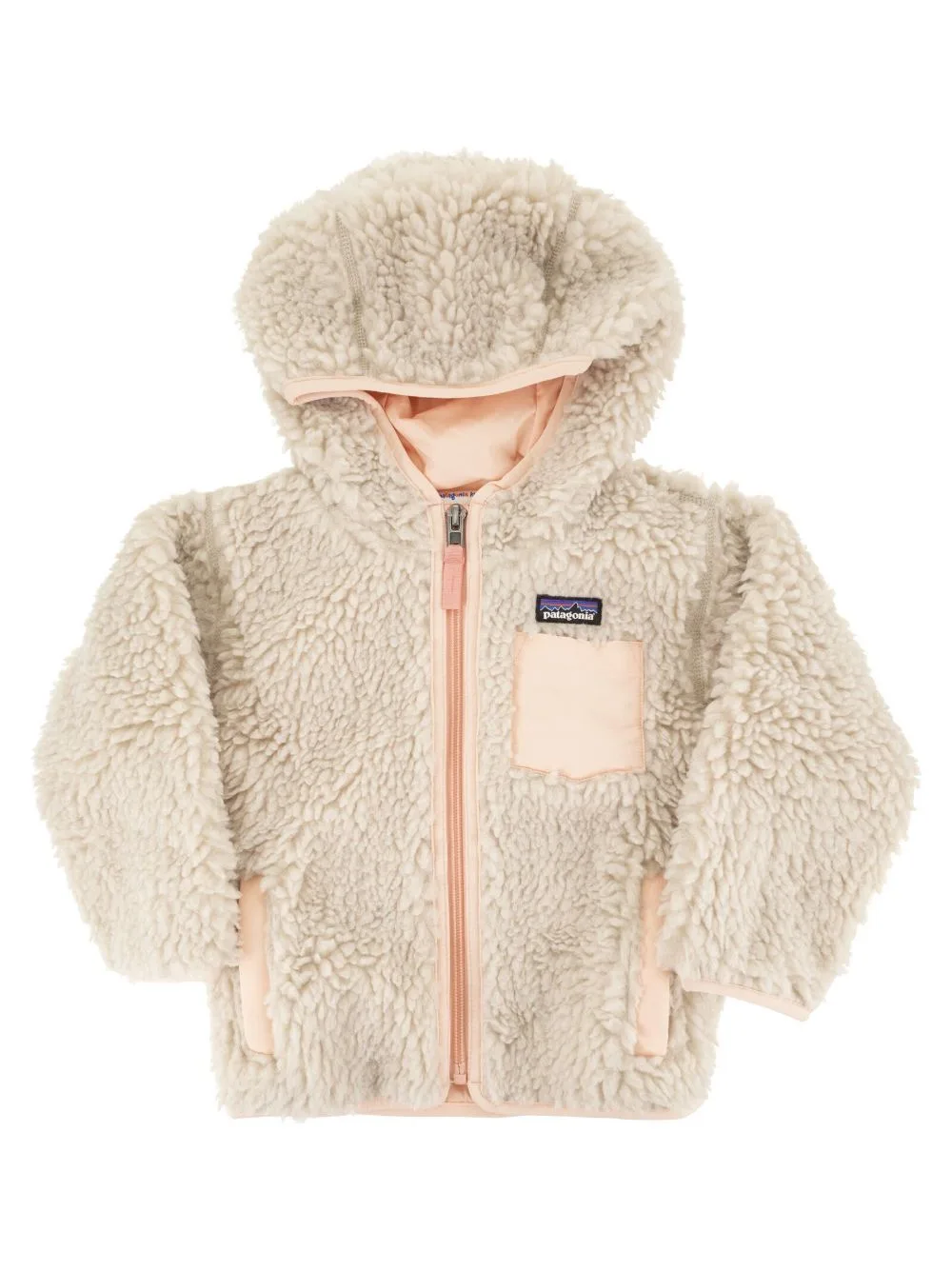 Hooded Sherpa Fleece Jacket by Patagonia Kids
