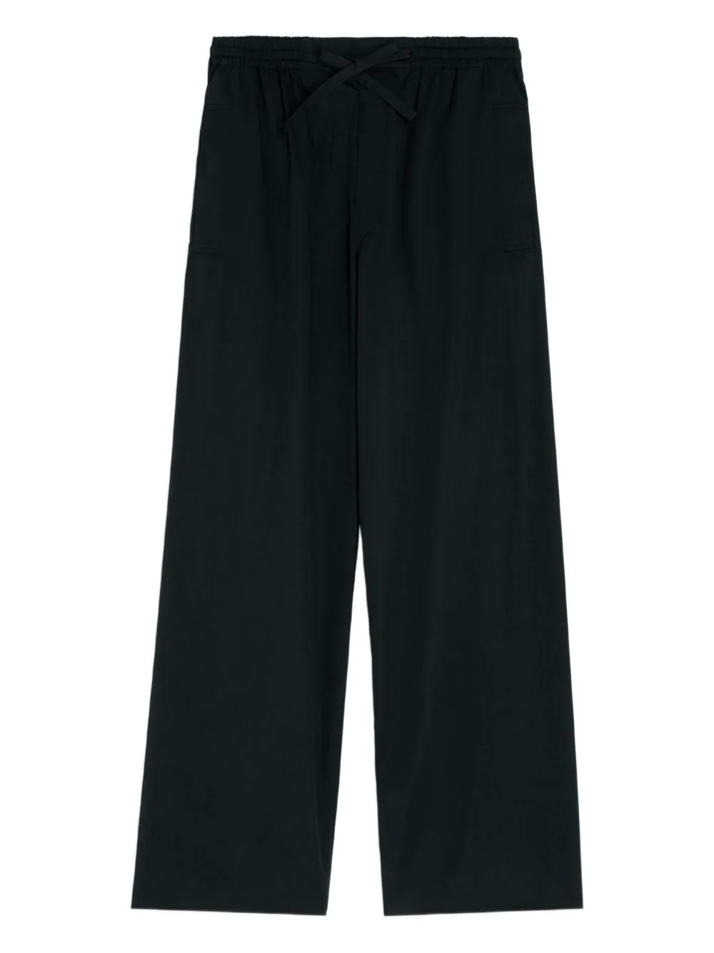 Elasticated-Waist Cotton Straight-Leg Trousers by LEMAIRE
