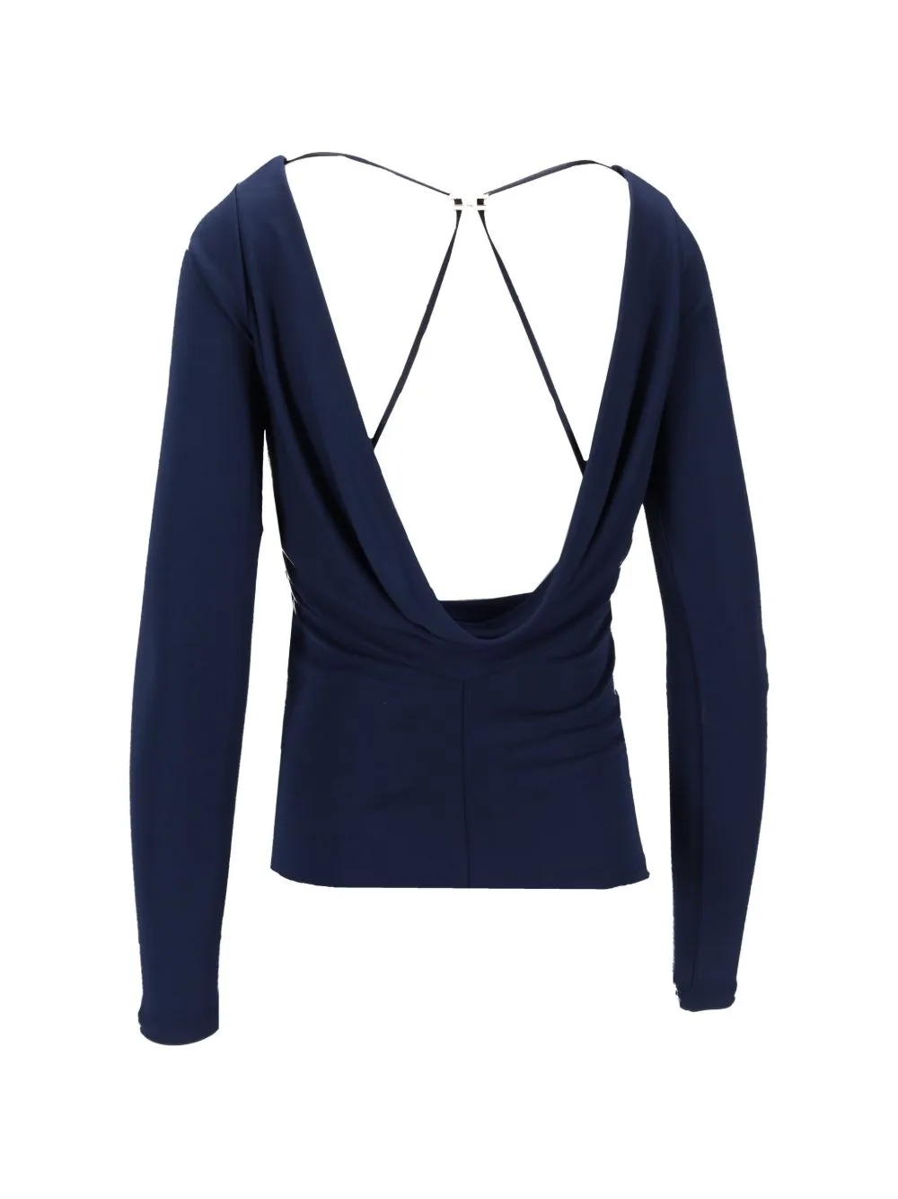 Gathered-Detail Long-Sleeved Blouse by Elisabetta Franchi