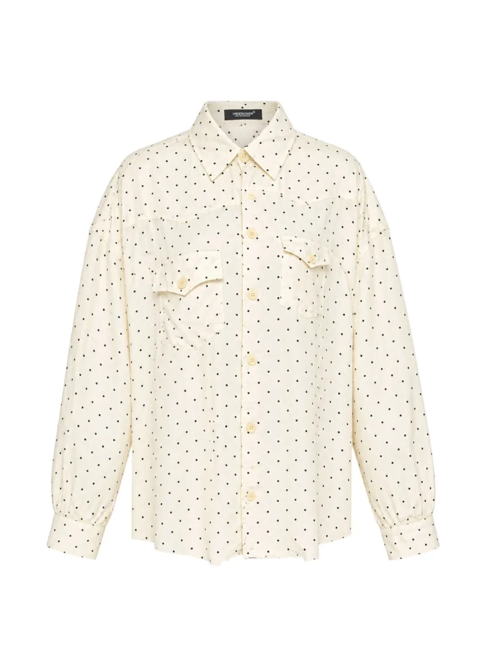 Polka-Dot Western Shirt by Undercover