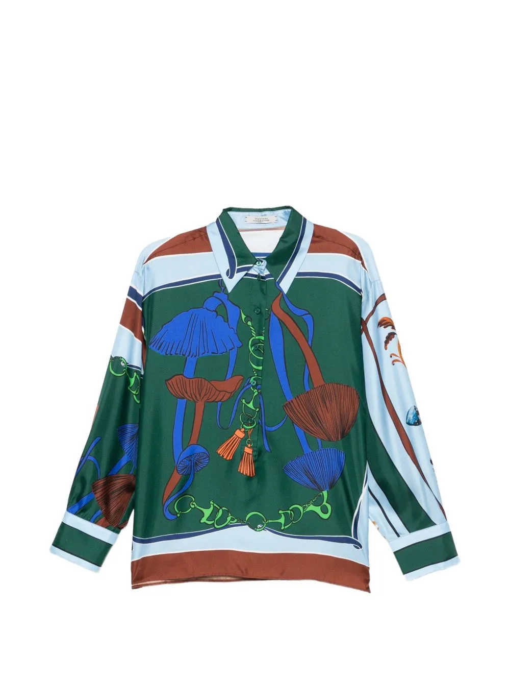 Cosmic Funghi Silk Blouse by Dorothee Schumacher