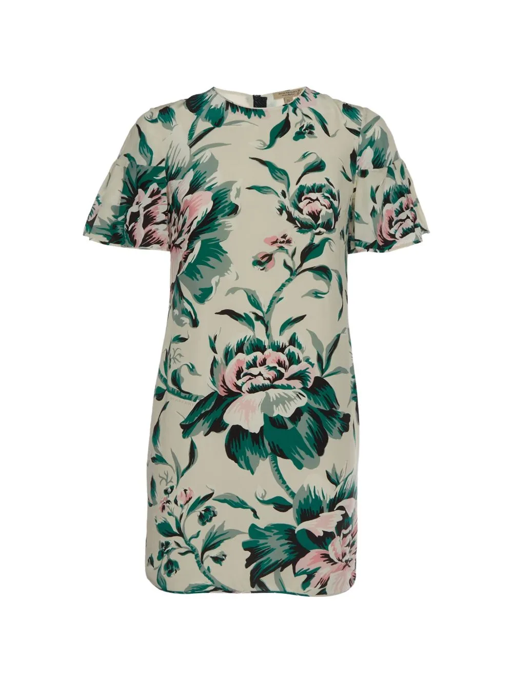 Anthia Floral-Print Mini Dress by Burberry Pre-Owned