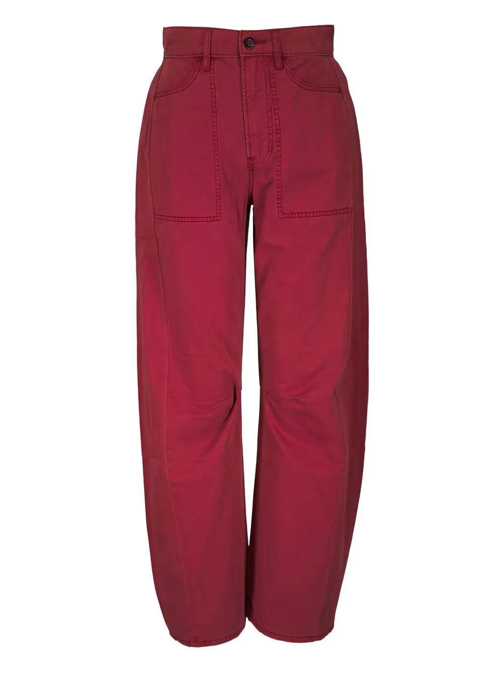 Patch-Pocket Jeans by Veronica Beard