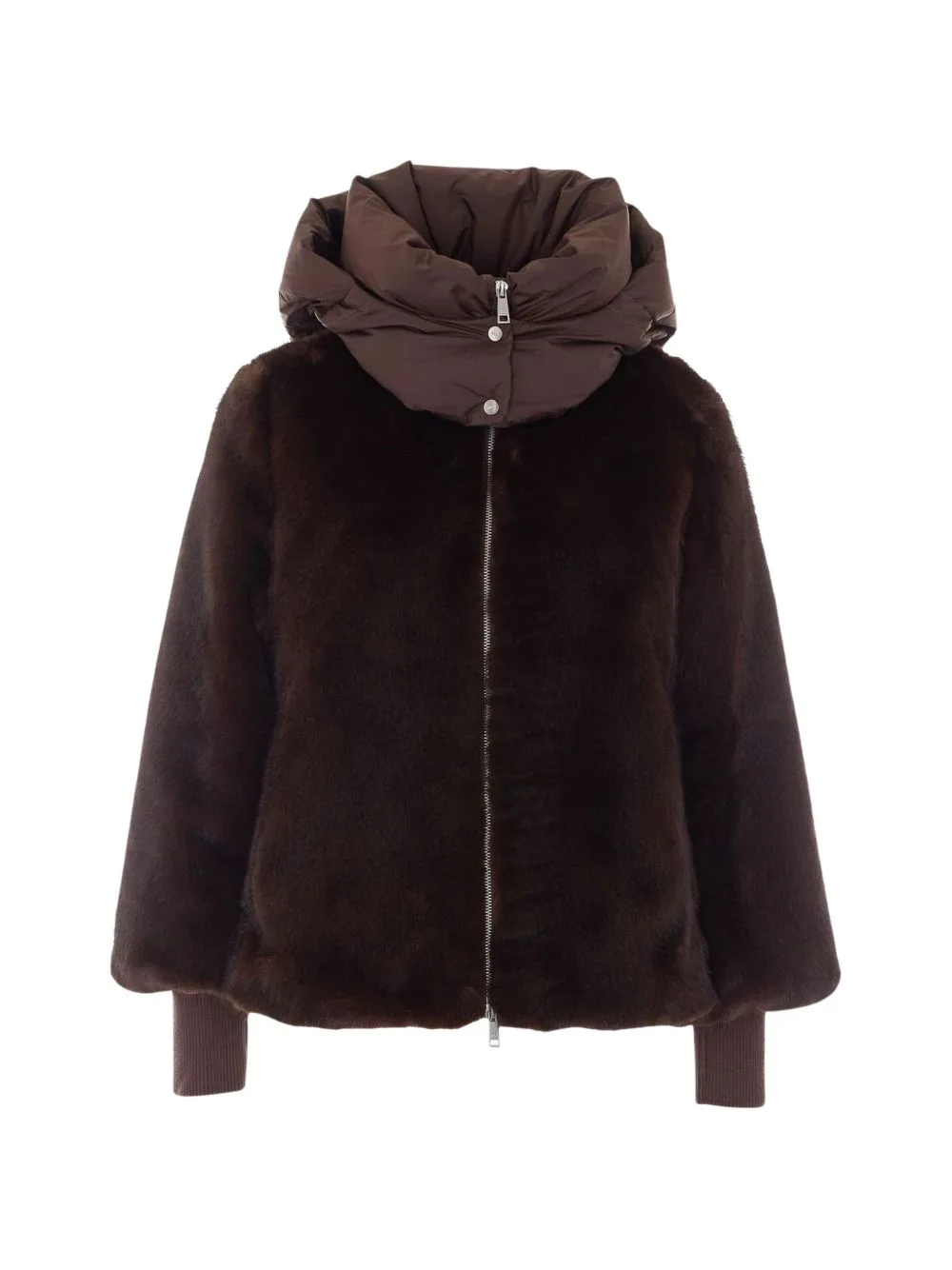 Faux-Fur Hooded Jacket by Add