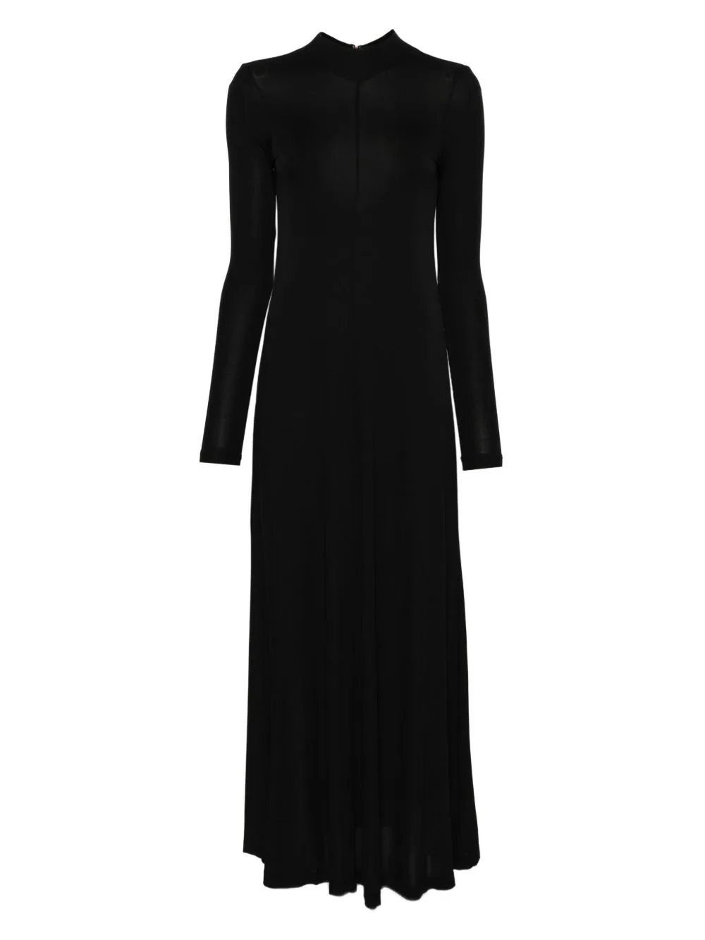 High-Neck Long-Sleeve Dress by colville