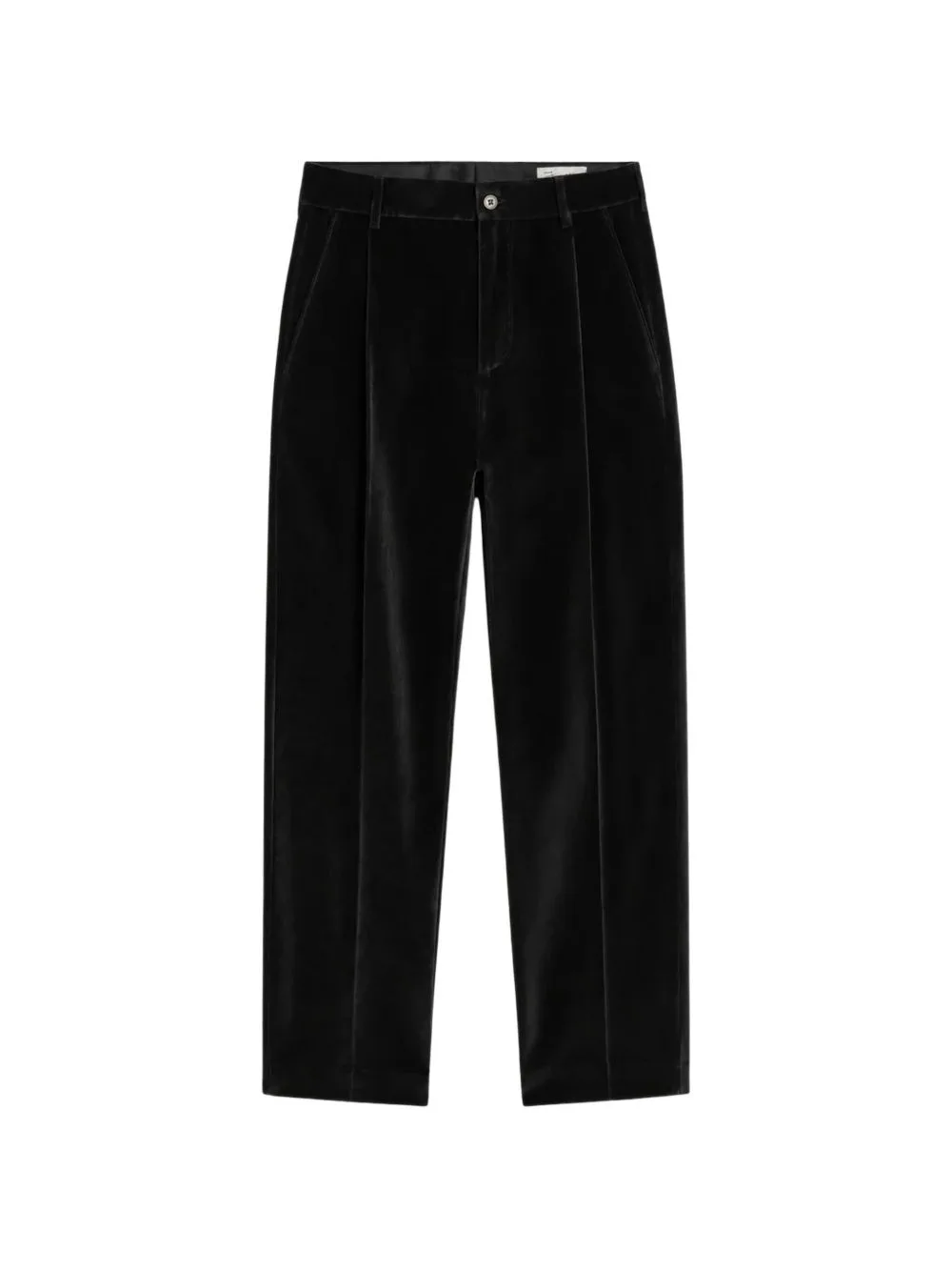 Alain Pleated Velvet Trousers by Pence