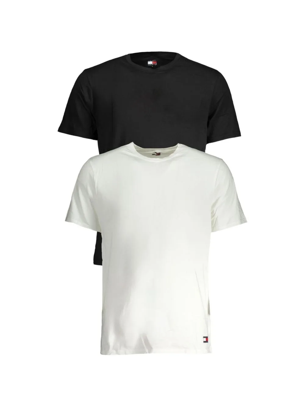 Crew-Neck Cotton T-Shirt Set (set of Two)