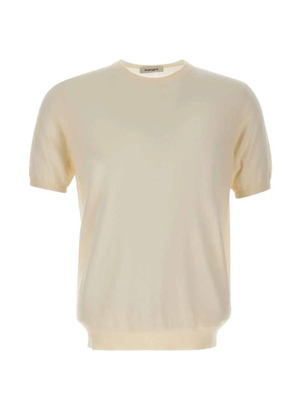 Short-Sleeve Virgin-Wool Sweater
