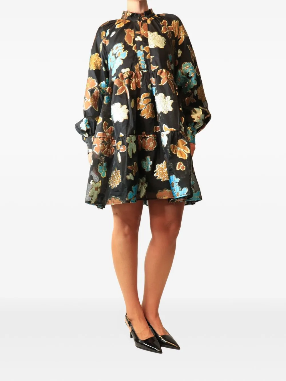 Floral-Print Mini Dress by Stine Goya