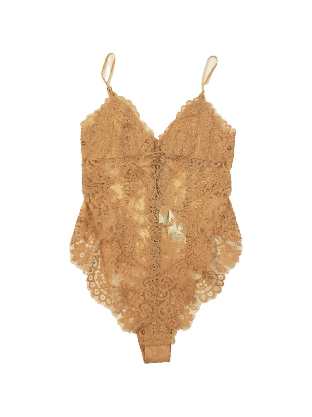 V-Neck Lace Bodysuit by ZIMMERMANN