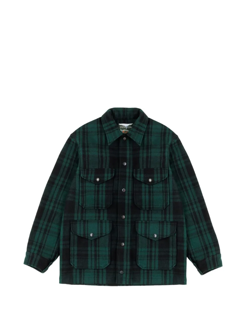 Mackinaw Plaid-Pattern Wool Jacket by Pendleton