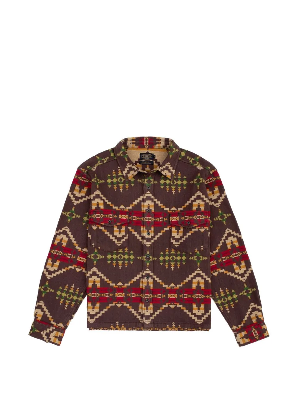 La Pine Geometric-Pattern Shirt