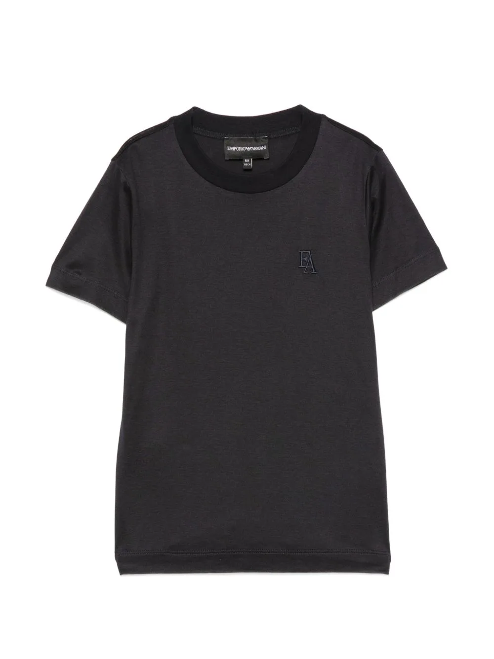 Logo-Embroidered T-Shirt by Emporio Armani Kids