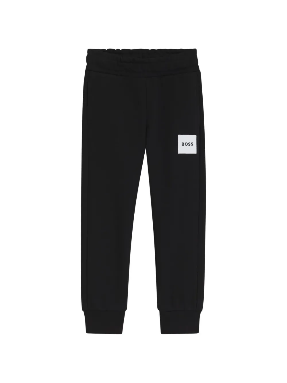 Cotton-Blend Sweattrousers with Logo Label by BOSS Kidswear