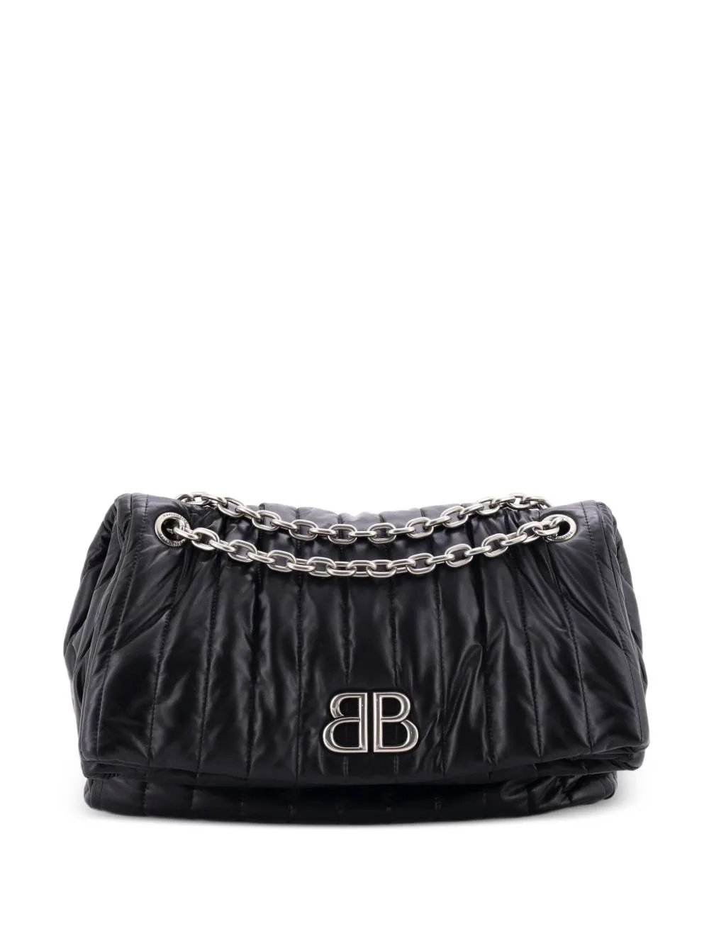 Monaco Chain Flap Quilted Leather Medium Shoulder Bag