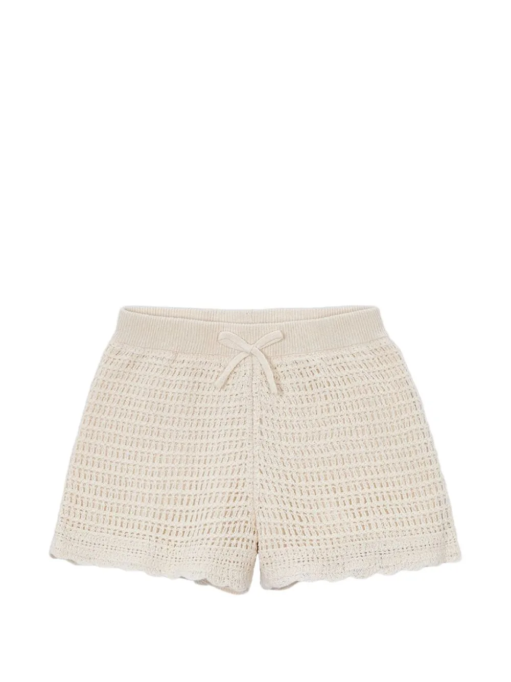 Crochet Scalloped Shorts by Mayoral