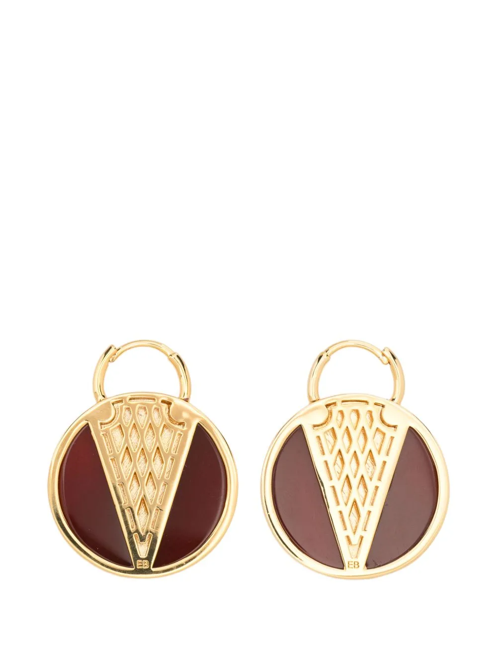 Carnelian Earrings by Eddie Borgo