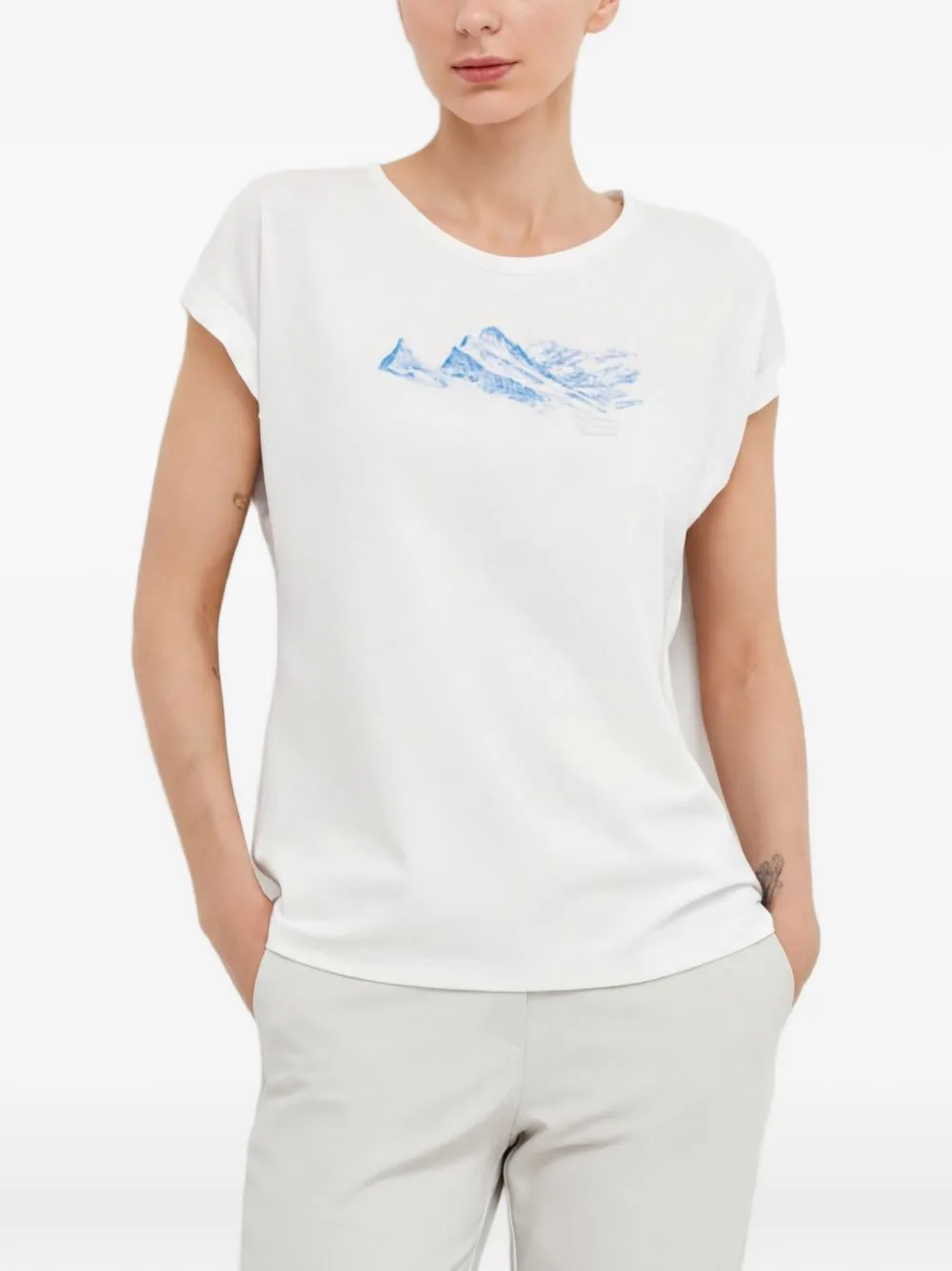 Graphic-Print Rolled-Sleeve T-Shirt by Mammut