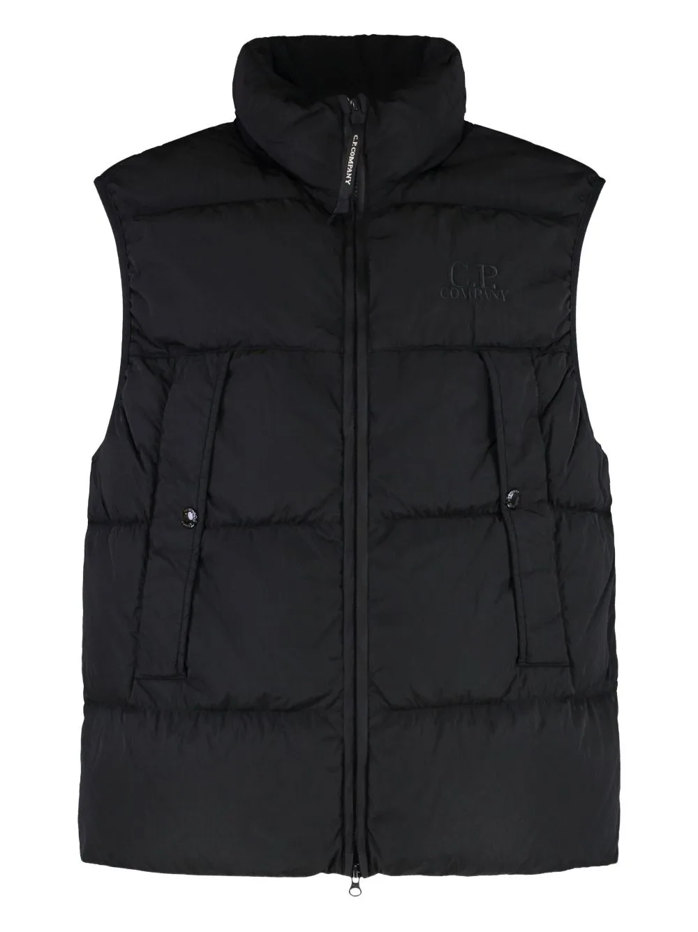 Quilted Turtleneck Vest by C.P. Company