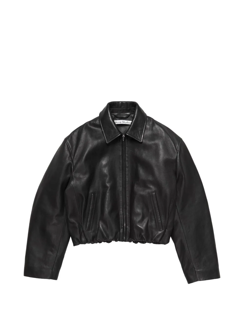 Leather Bomber Jacket