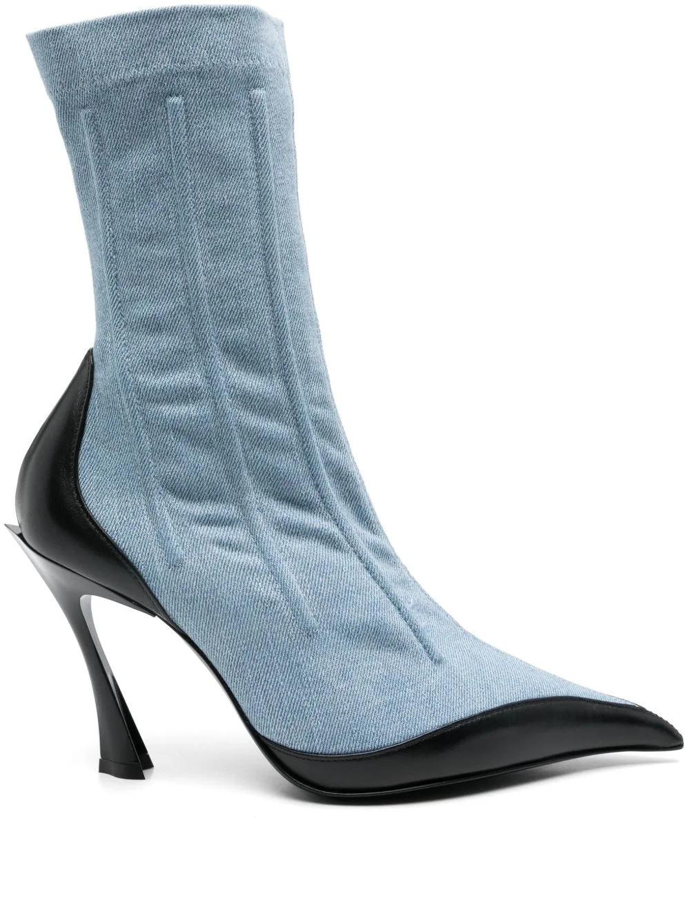 95mm Bi-Colour Ankle Boots