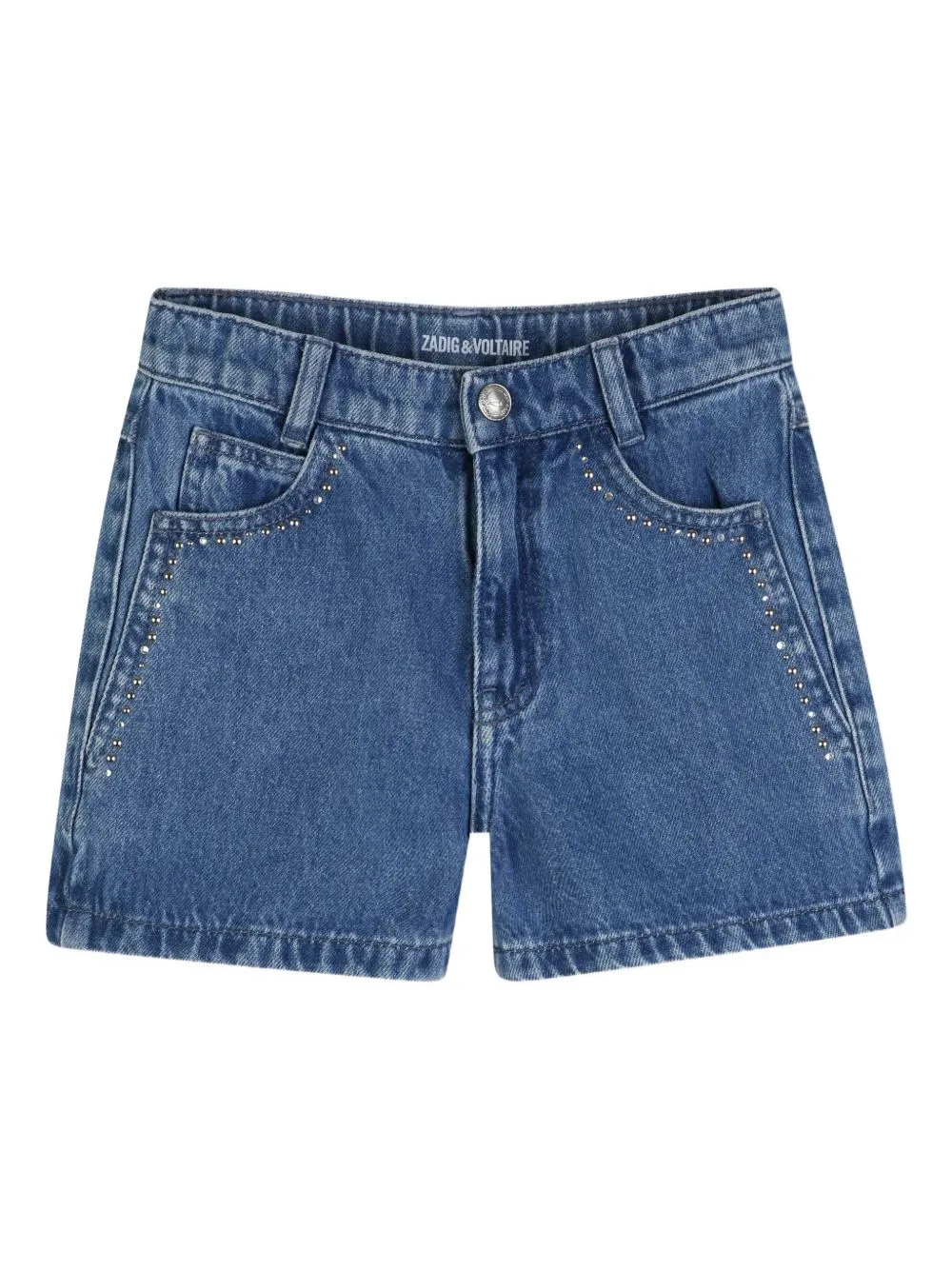 Studded-Detail Shorts by Zadig & Voltaire Kids