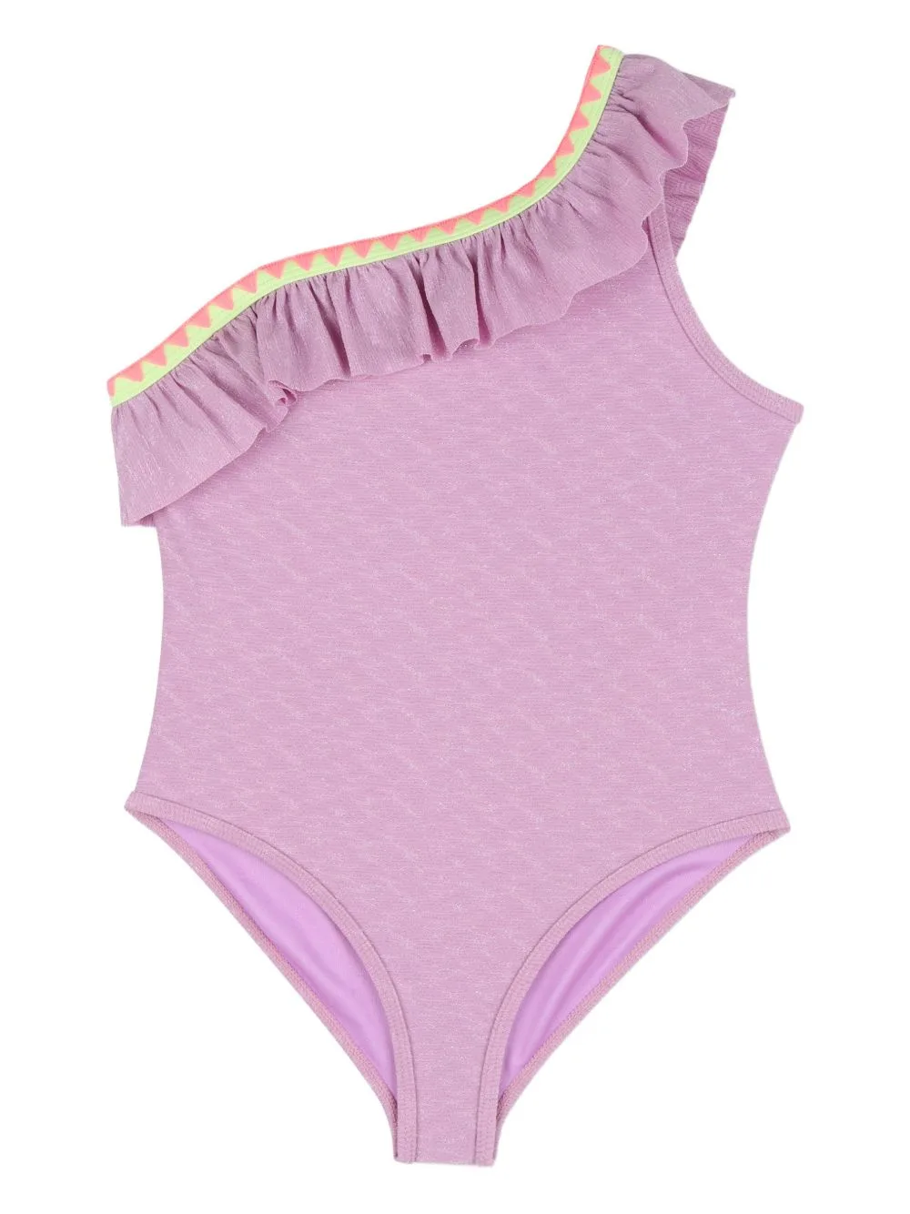 Ruffled One-Shoulder Swimsuit by Billieblush