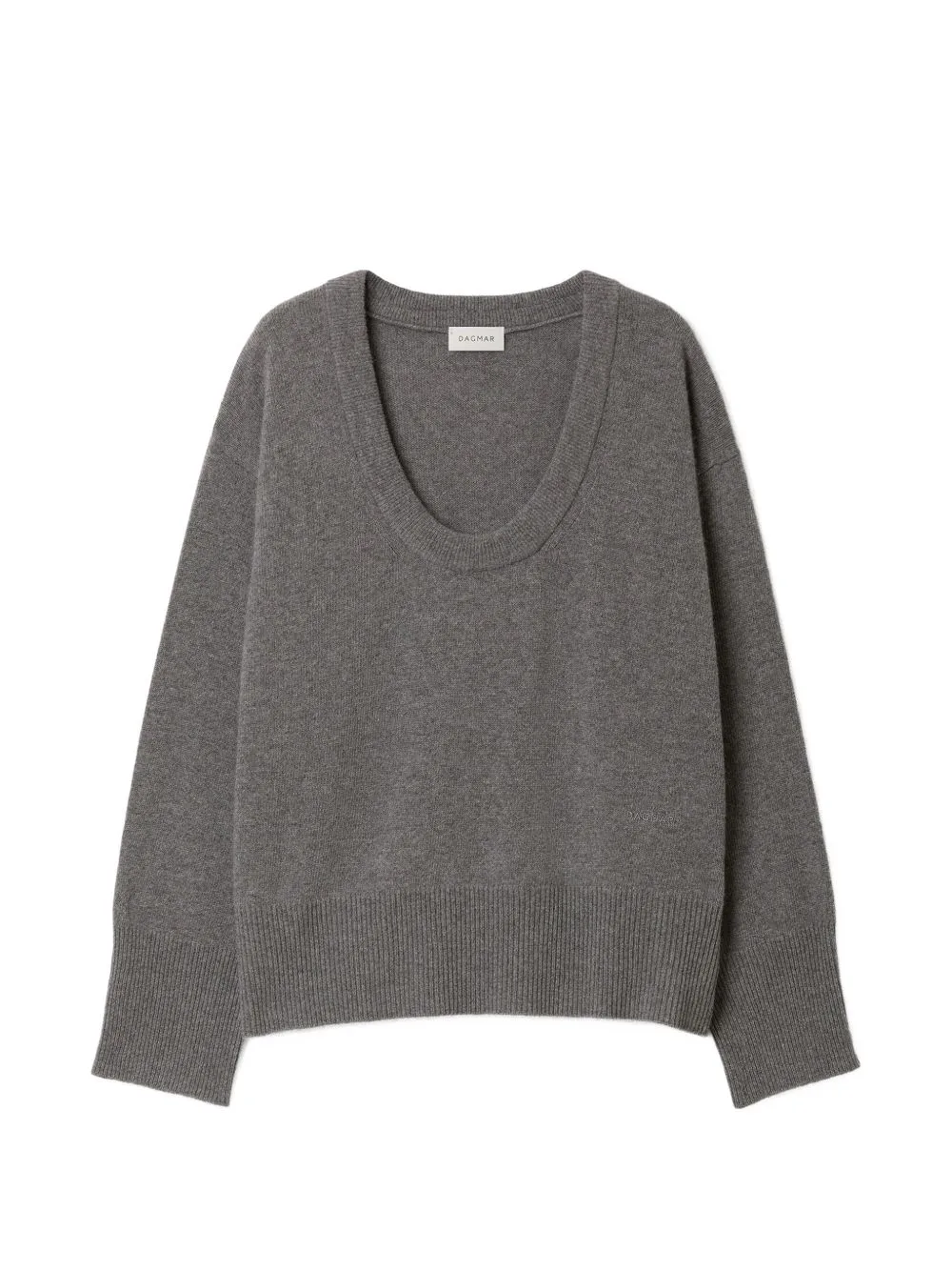 Scoop-Neck Wool Sweater by House Of Dagmar