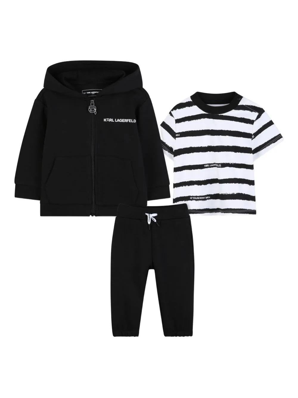 Ikonik Karl Tracksuit Set by Karl Lagerfeld Kids