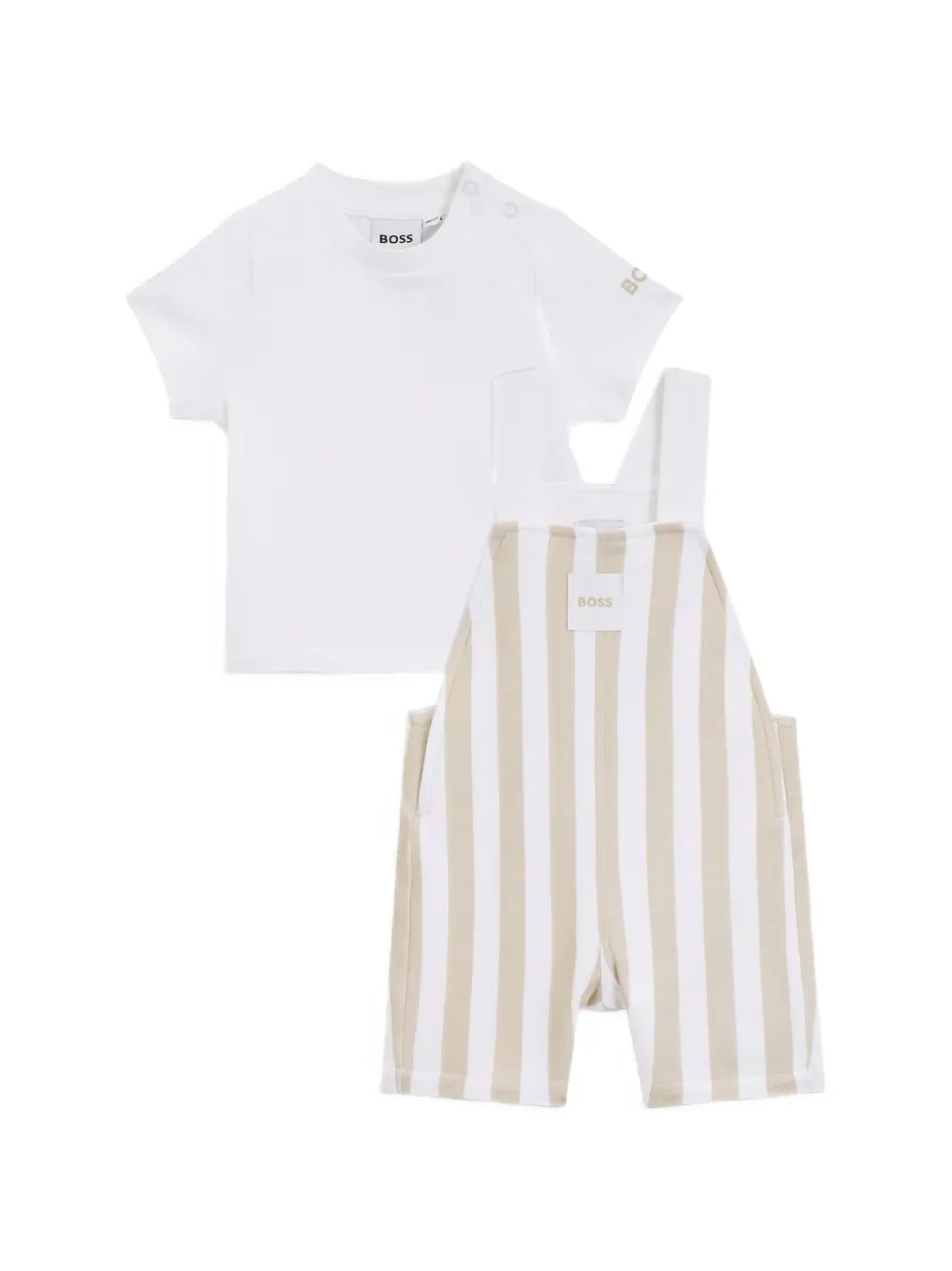 Striped Babygrow Set by BOSS Kidswear