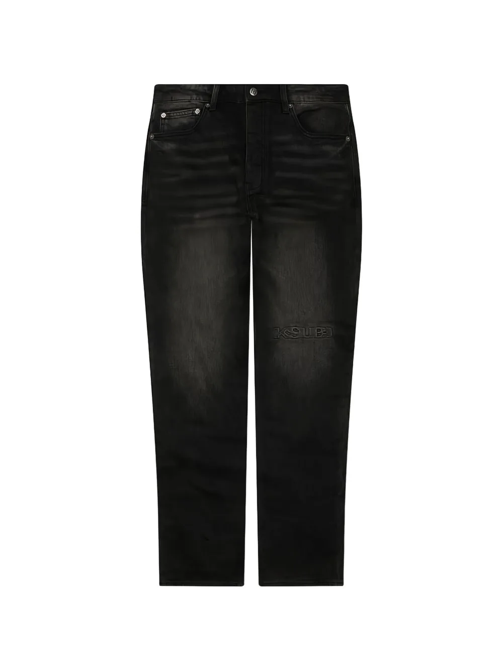 Hazlow Logo-Embroidered Jeans by Ksubi