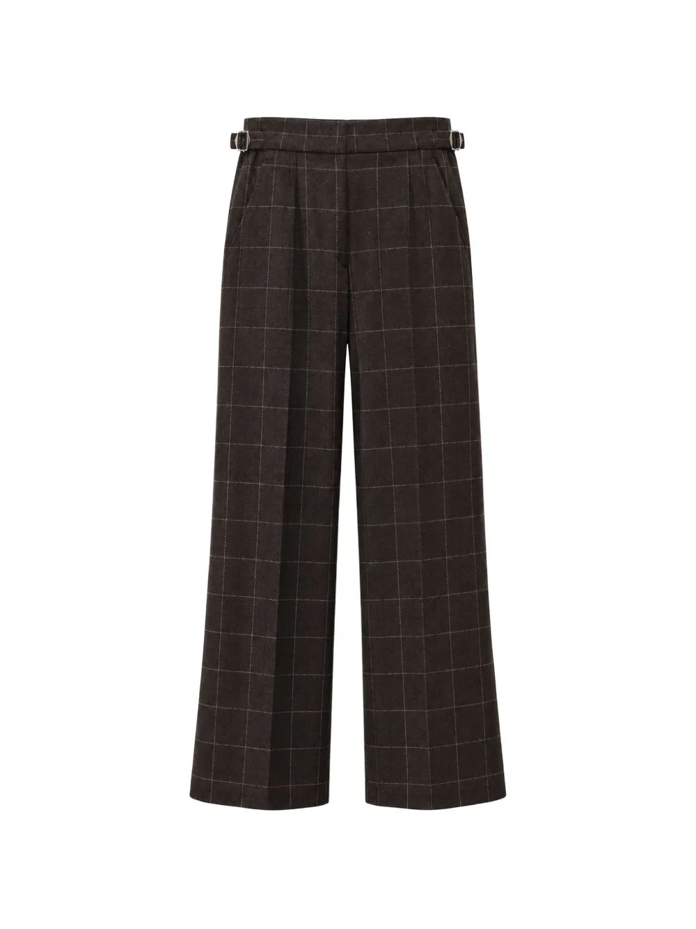 Paul & Joe x Tilda Jonathan Check-Pattern Wide-Leg Trousers