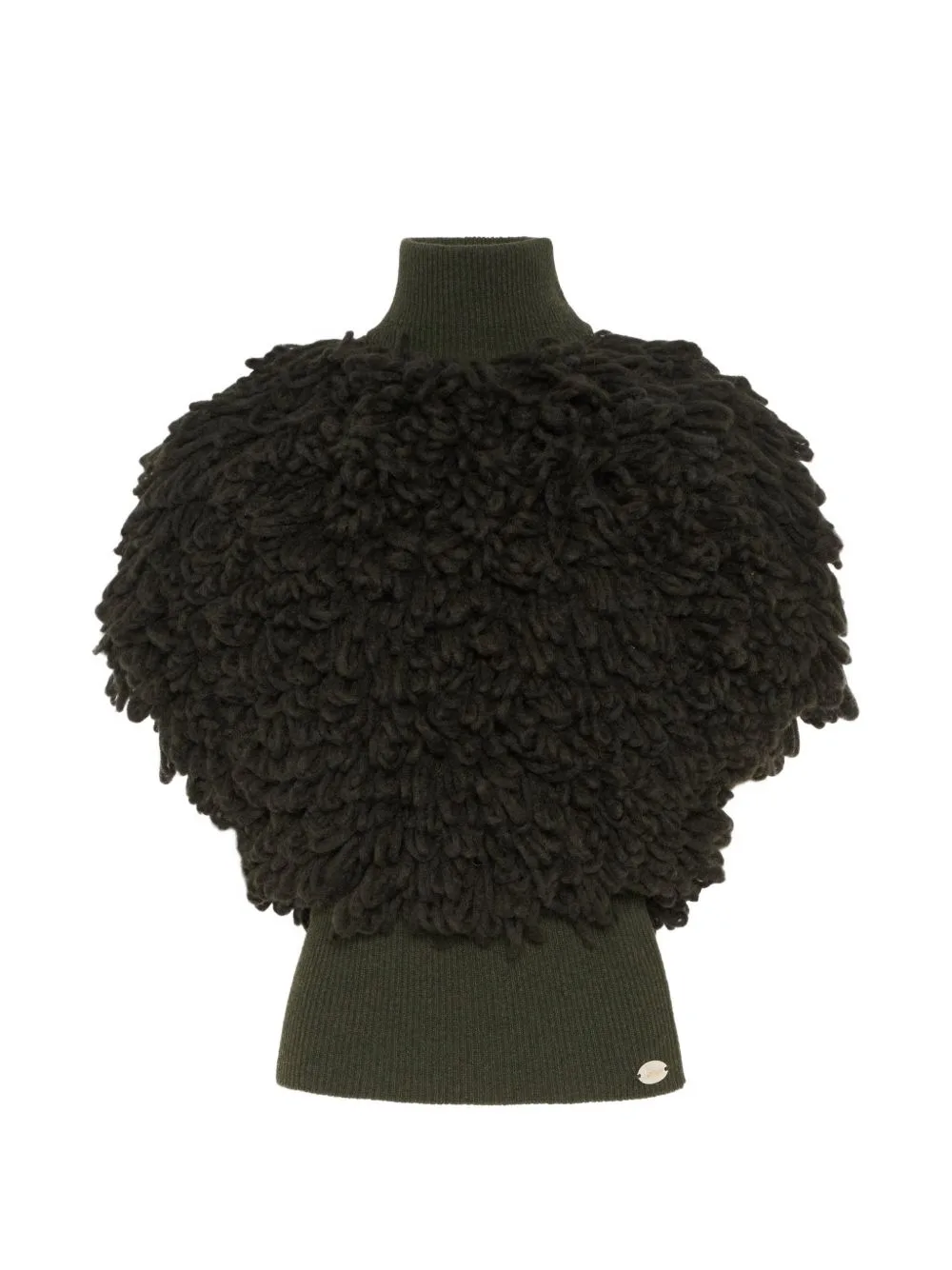 Bouclette High-Neck Sweater by Jean Paul Gaultier