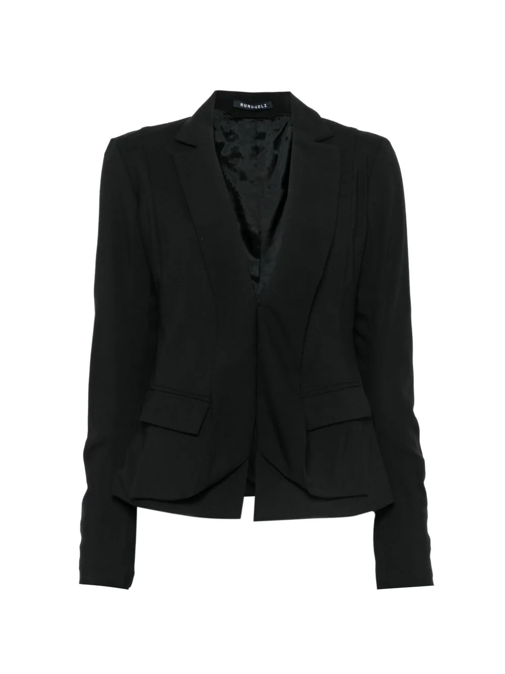 Draped Lapels Blazer by Rundholz