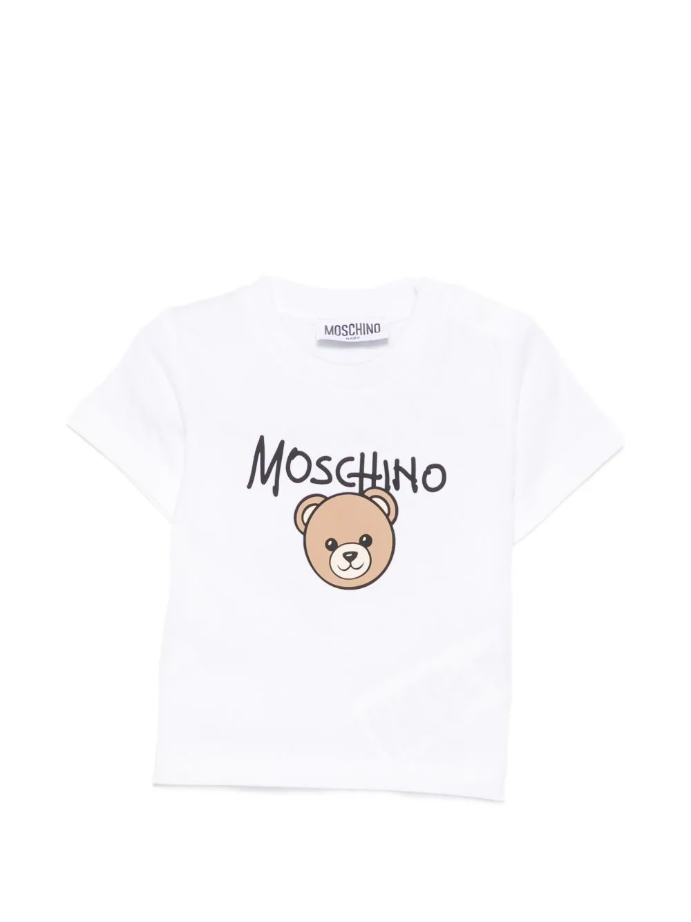 Teddy Bear Logo-Print T-Shirt by Moschino Kids