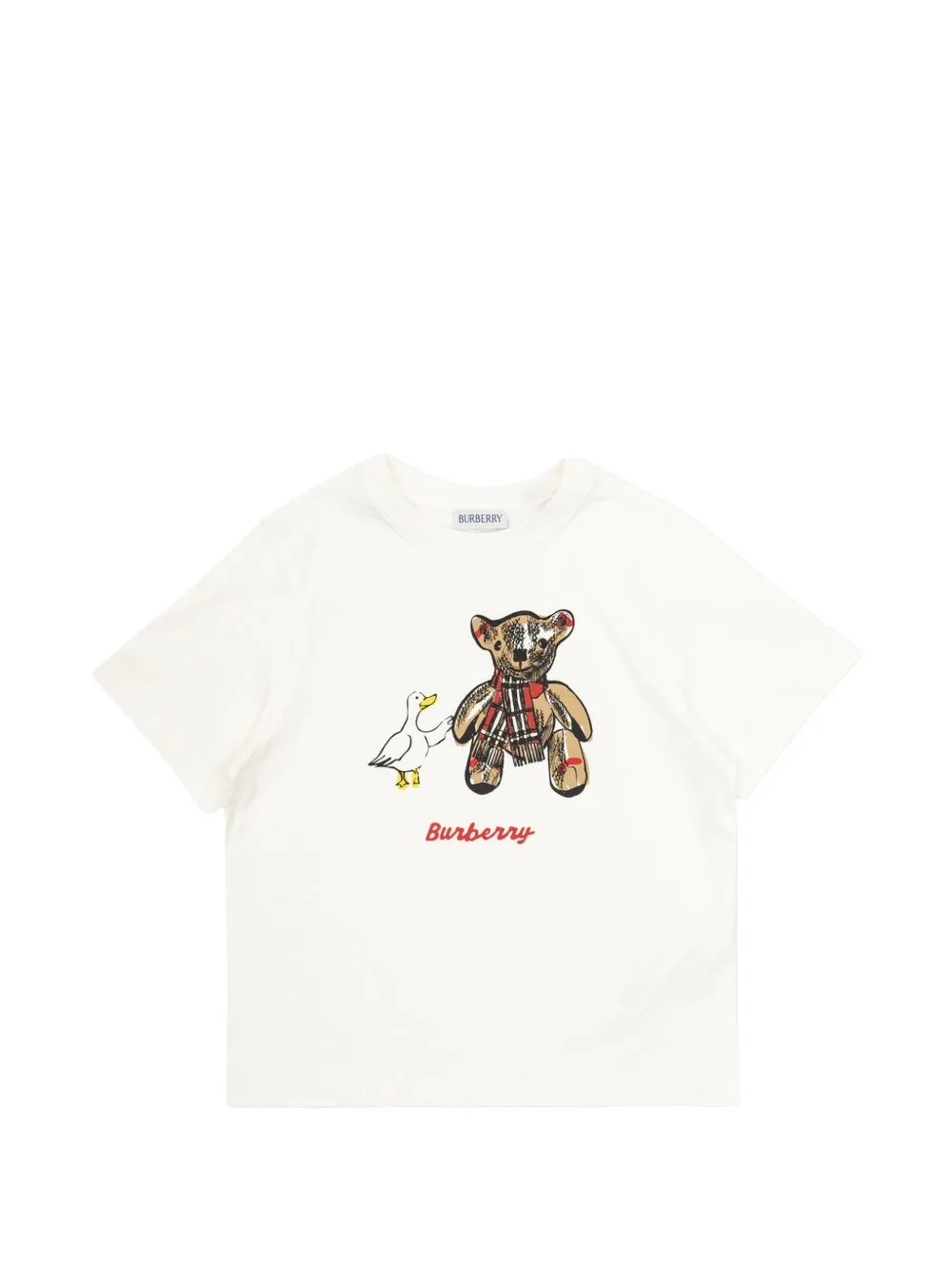 Thomas Bear Duck-Print T-Shirt by Burberry Kids