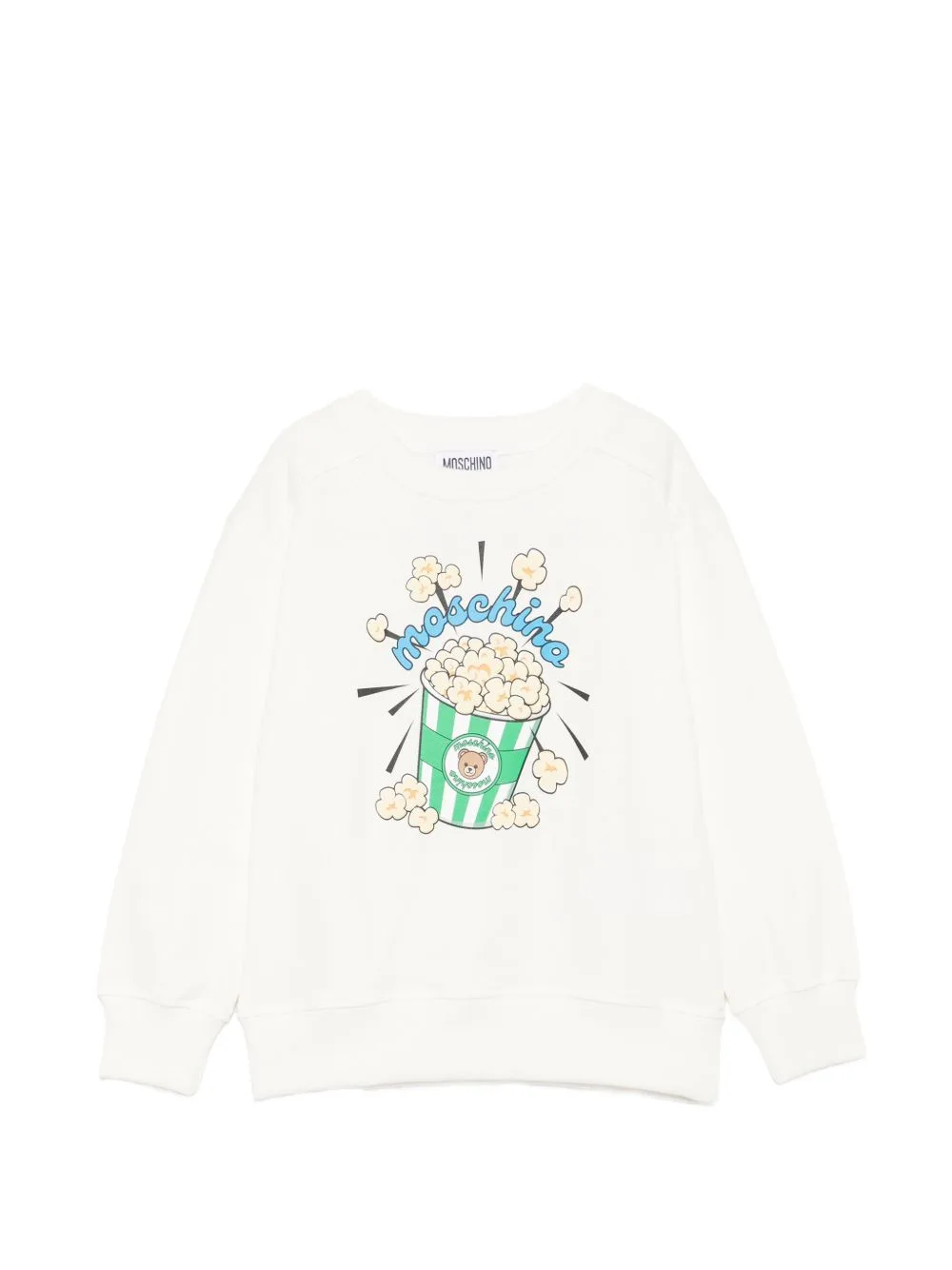 Popcorn-Print Sweatshirt by Moschino Kids