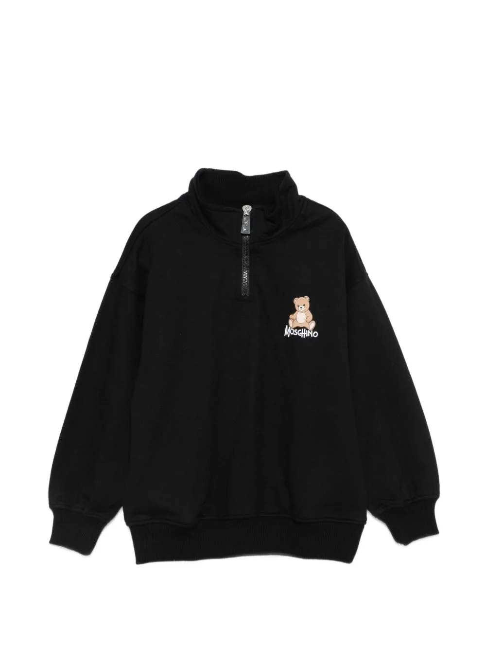 Teddy Bear Quarter-Zip Sweatshirt by Moschino Kids