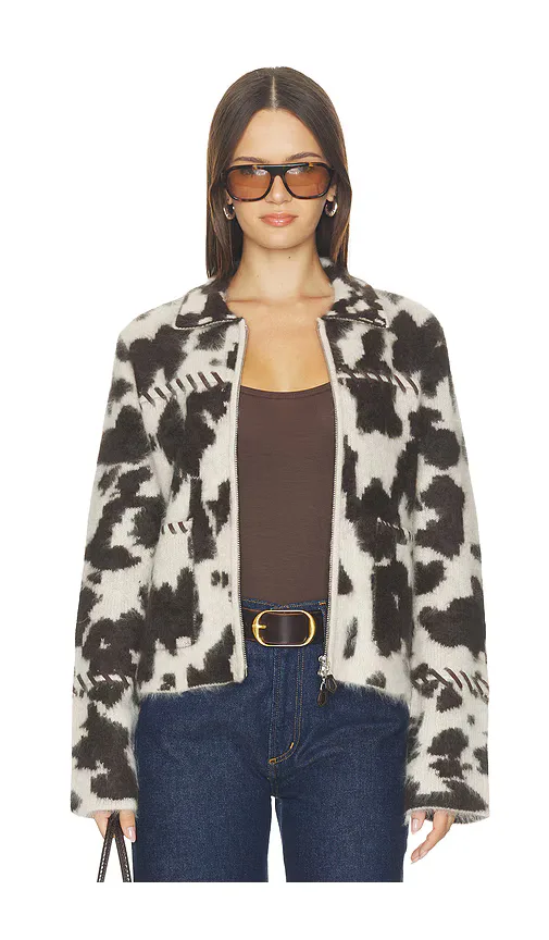 Grizzly Cowhide Jacket by Guest In Residence