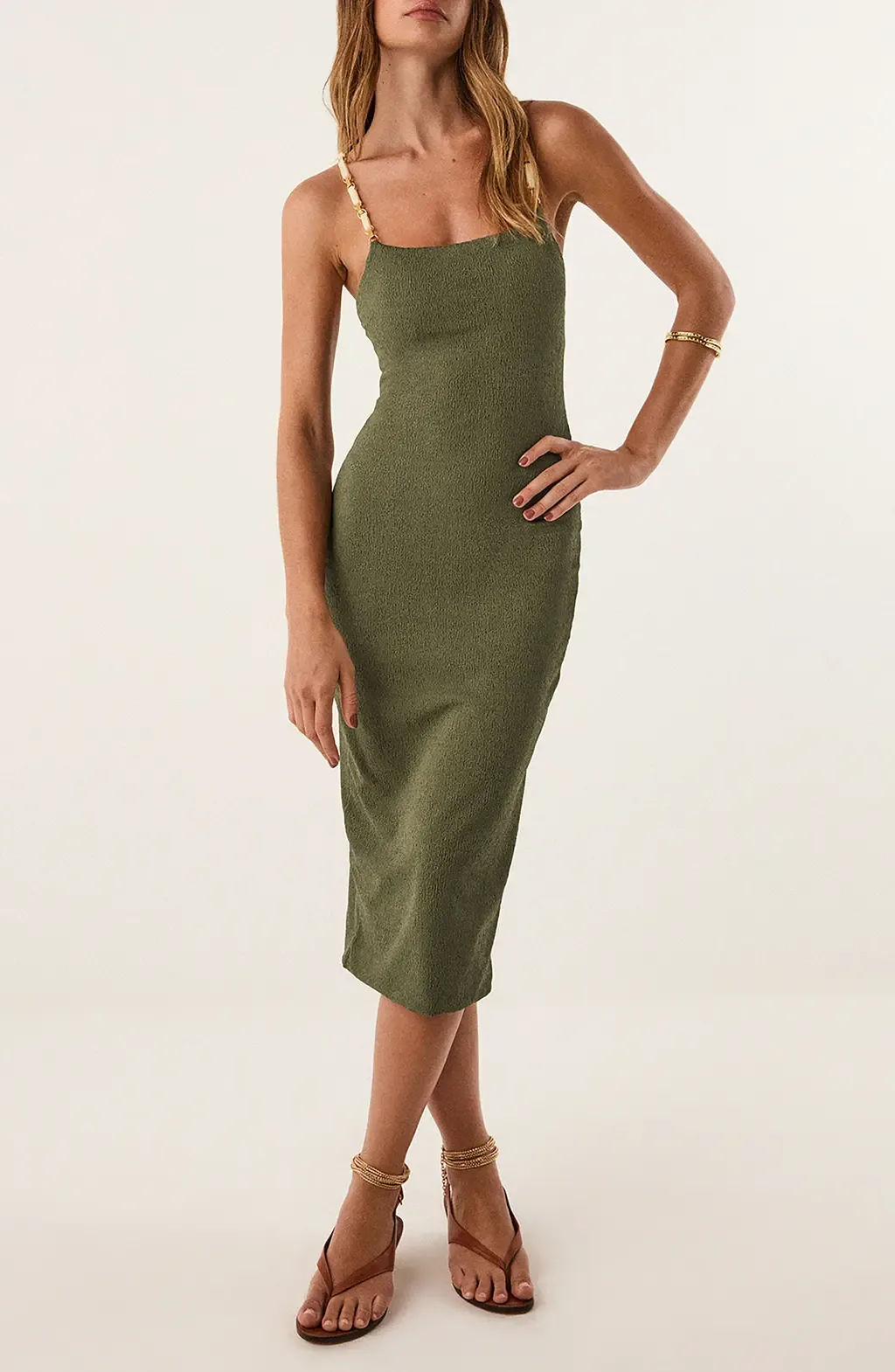 Malika Midi Dress by ViX Paula Hermanny