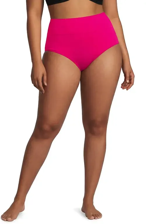 Pinchless High Waisted Bikini Bottoms by Lands' End