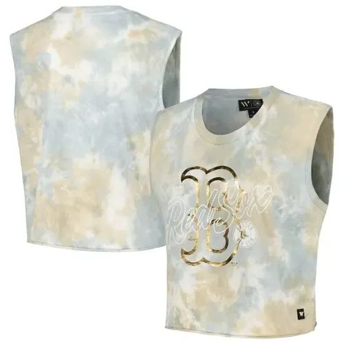 The Wild Collective Boston Red Sox Washed Muscle Tank Top by THE WILD COLLECTIVE
