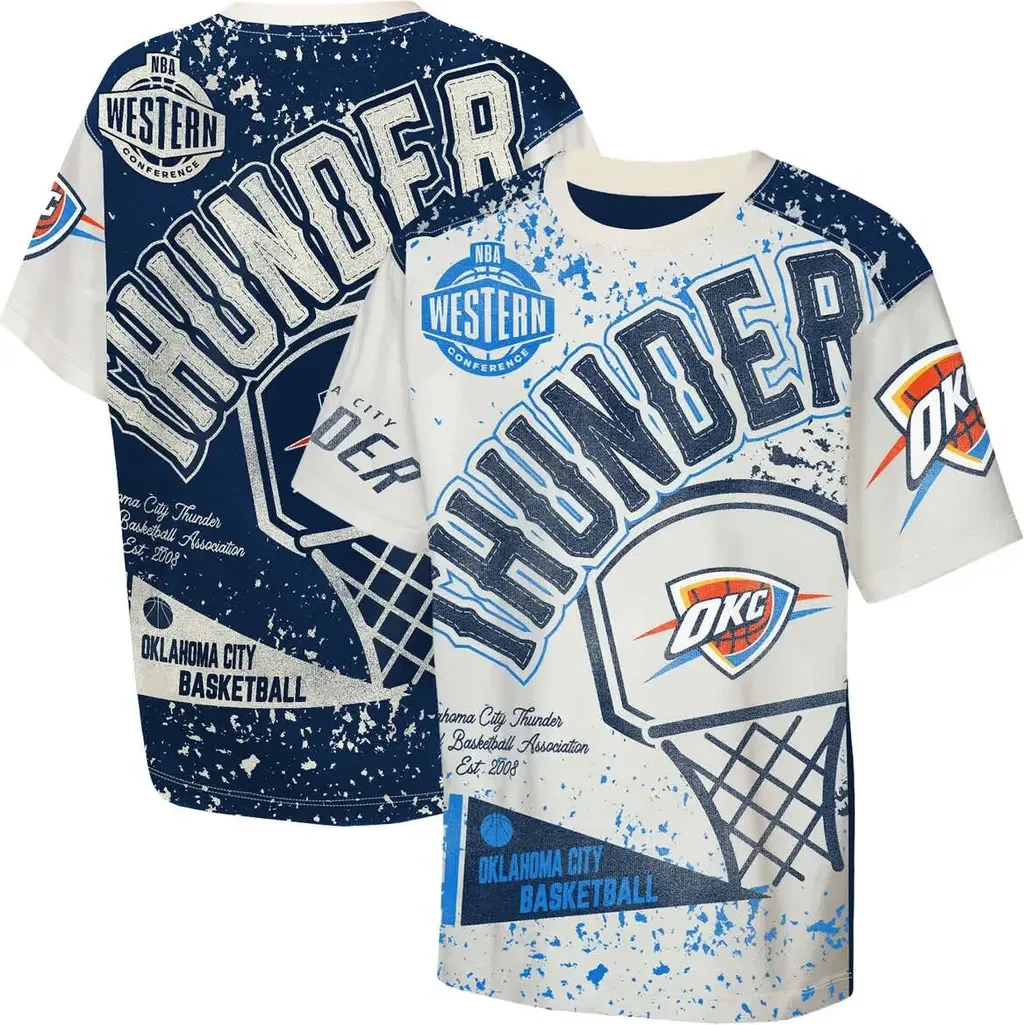 Outerstuff Oklahoma City Thunder Top Player All-Over-Print T-Shirt by Outerstuff