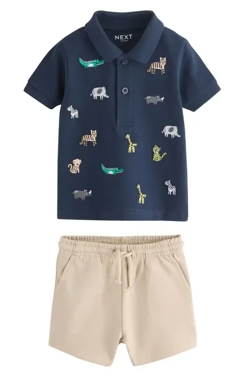 Safari Polo & Shorts Set by NEXT